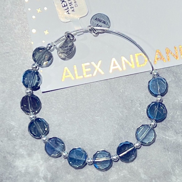 ALEX AND ANI DISCO BRACELET, DEEP TEAL - Picture 1 of 8